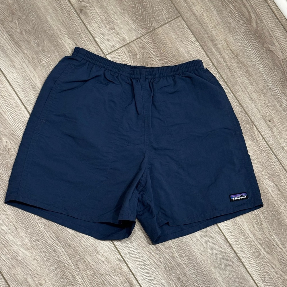 Patagonia Baggies Shorts Swim Trunks 5 inch Tidepool Blue Sz S